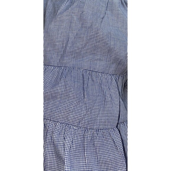 Castles and Crowns ruffle skirt navy blue gingham NWOT 3T - Picture 3 of 3